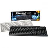 Teclado USB Padrão - Preto - Maxprint